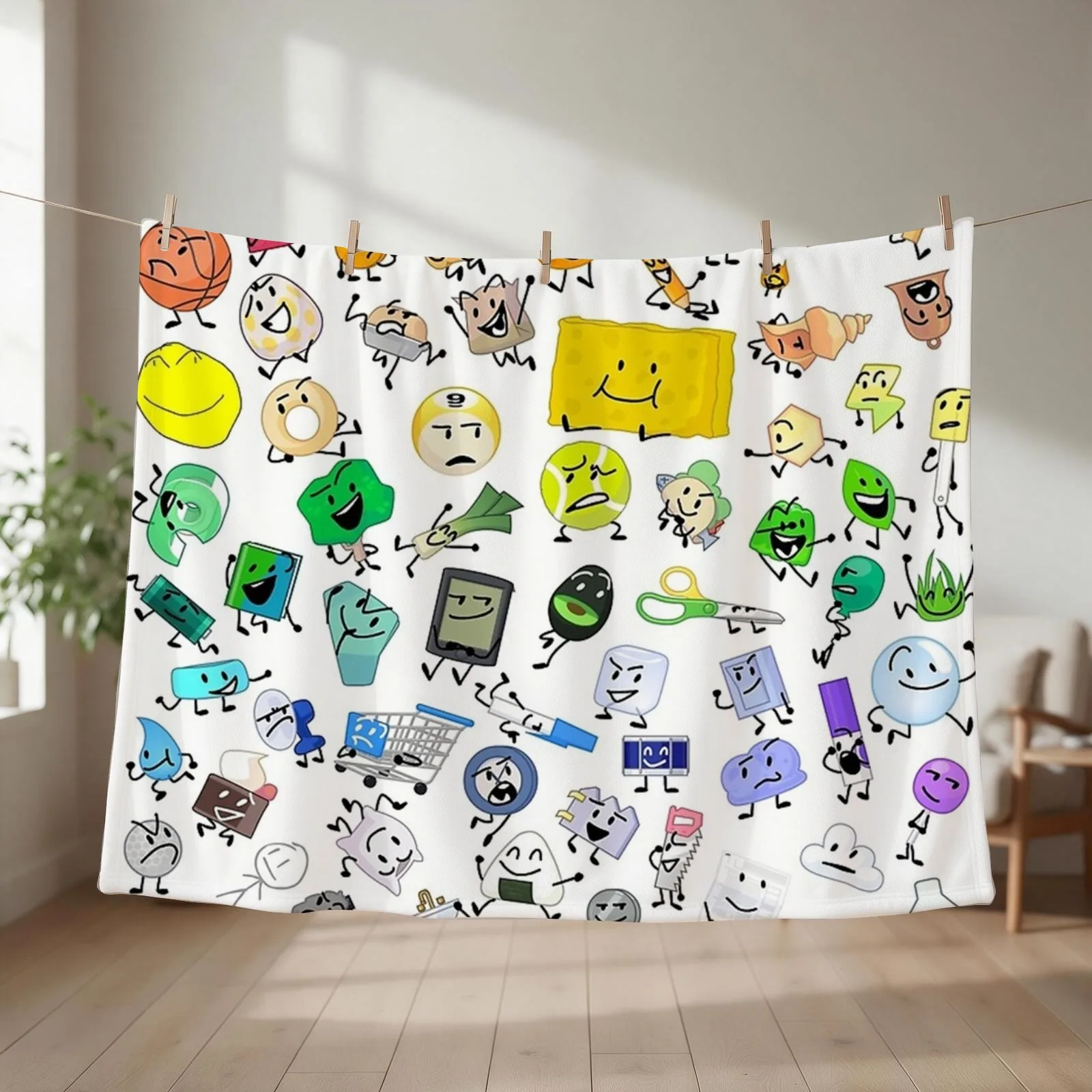 BFB and TPOT Full Cast Throw Blanket christmas gifts Sofa Camping Beach Blankets