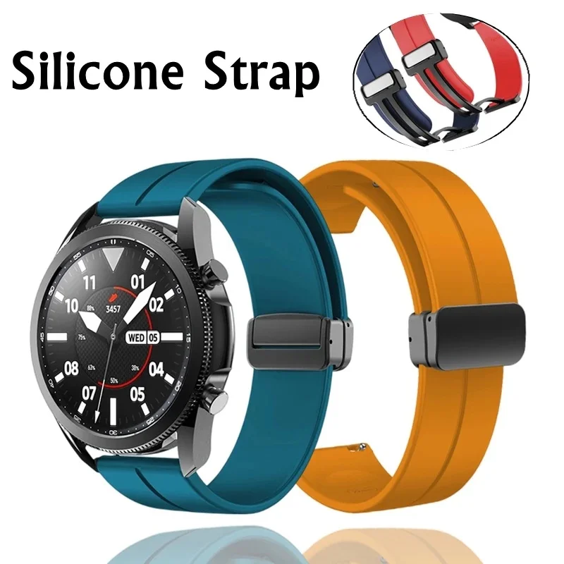 Magnetic Folding Buckle Band for Amazfit Cheetah Pro Silicone Strap for Amazfit Cheetah Watchband Bracelet
