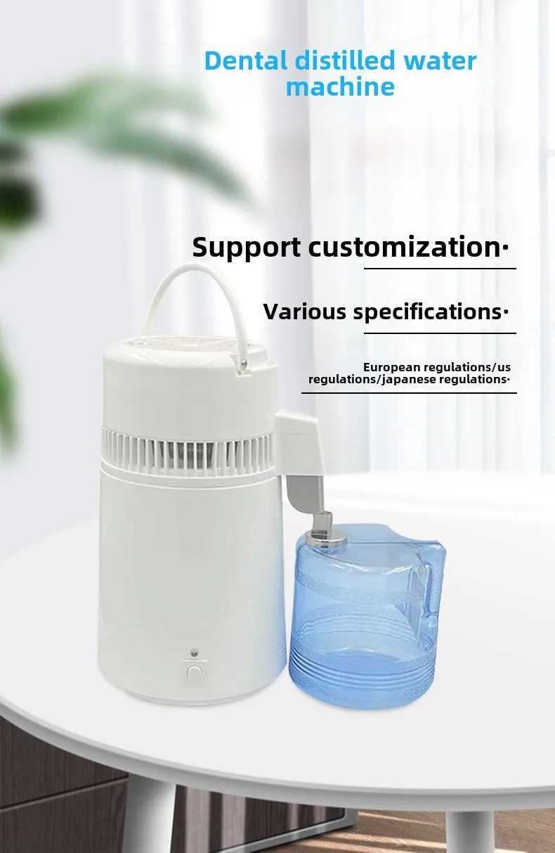 Household hydrosol distiller White stainless steel essential oil hydrosol machine Dental distilled water machine