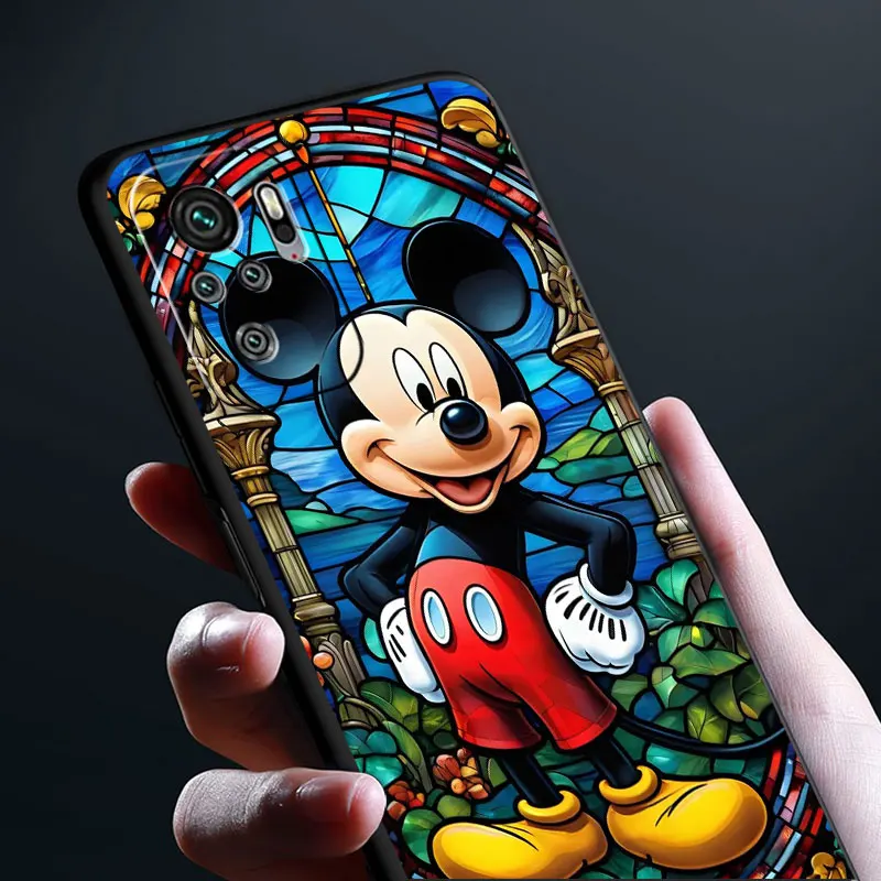 Case for Xiaomi Redmi Note 11 12 13 Pro Plus 9S 12S 9 8 12C A1 7 10C 8T 13C Funda Back Phone Cover Fantasy Disney Mickey Mouse