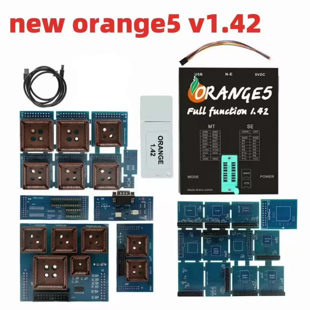 Newest Version Orange5 V1.42 V1.36 Programmer Orange 5 Programmer With Full Adapter Software Orange 5 v1.36 High Quality