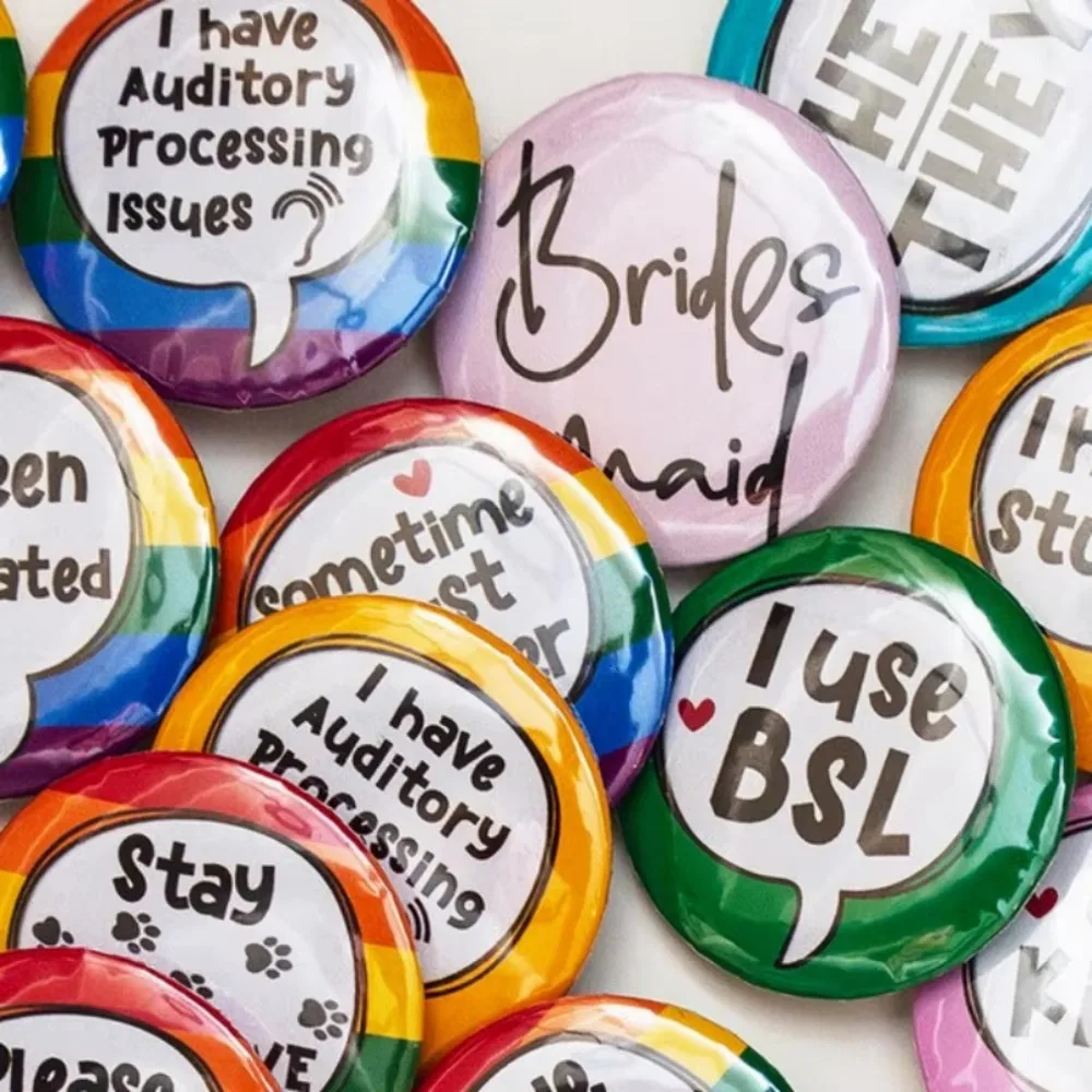 Custom Button Badge, Minimalist Personalized Pin Brooch, Customized Logo And Text Lapel Pin, Customizable Image Gift