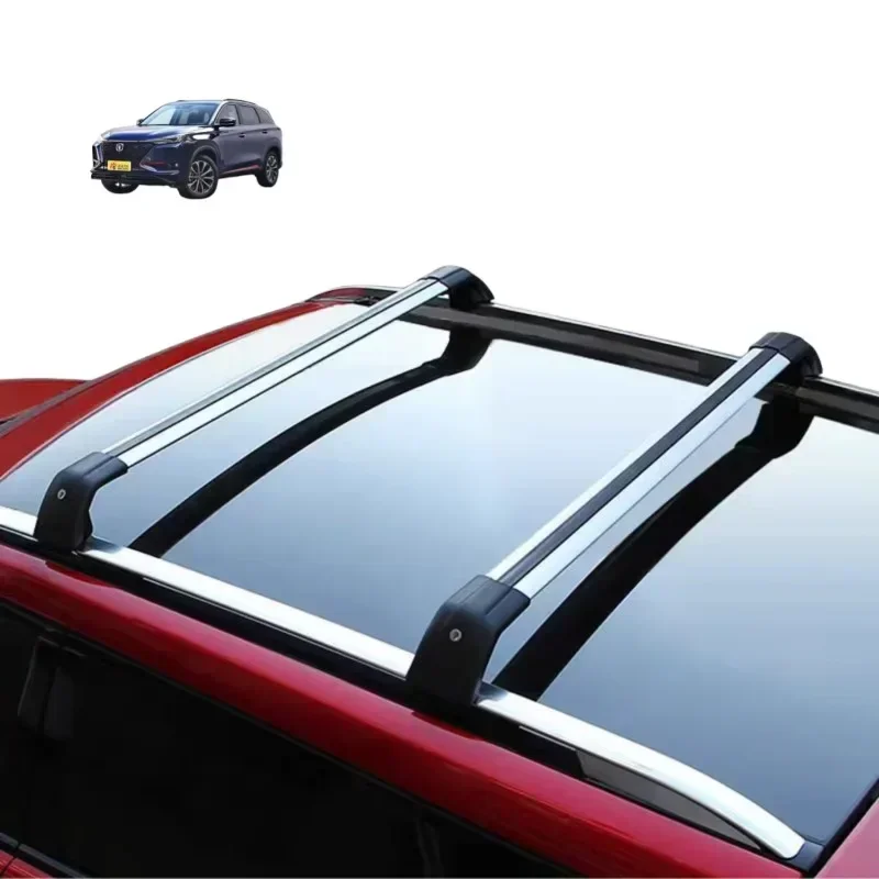 GM Lockable Aluminum Crossbar Luggage Rack Travel Design Roof Crossbar Rack