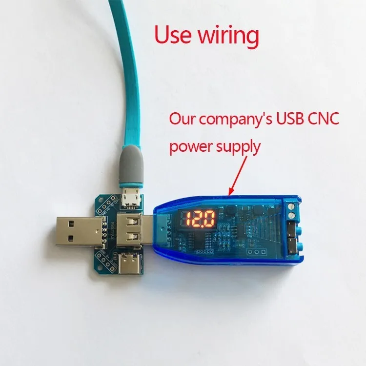 USB Head Switchboard Male USB Connector Ke Type-c Micro Female USB 2.54-4P Transfer Test Board USB Adapter Plate XY-USB4