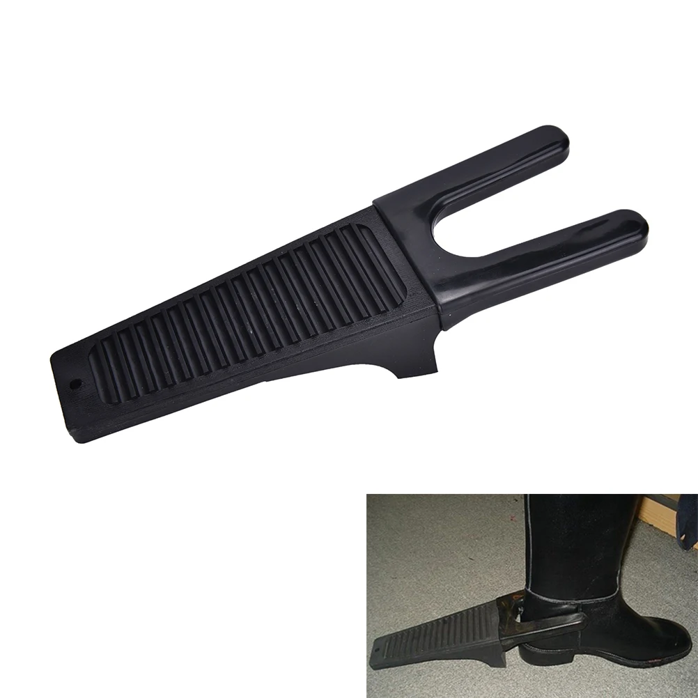 1Pcs Black Heavy Duty Boots Jack Puller Remover Shoe Foot Scraper Cleaner Cover For Riding