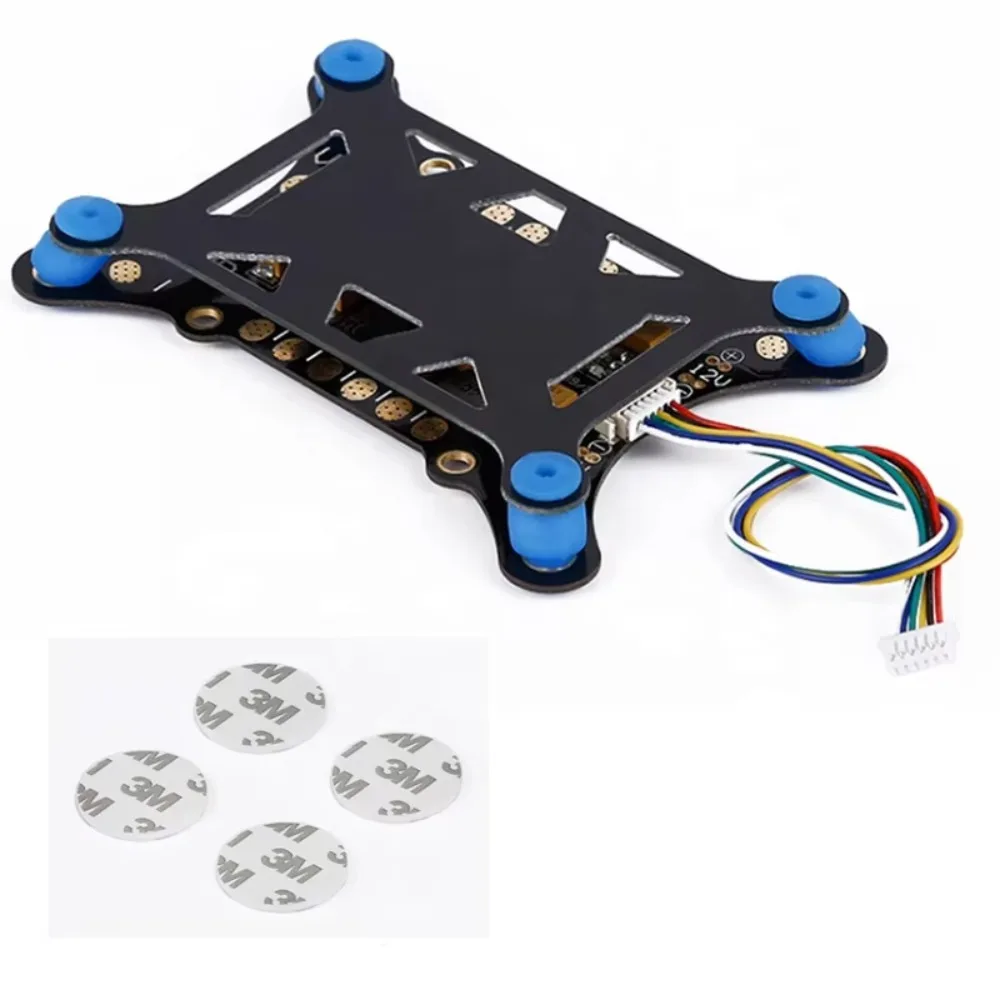 5 in 1 Schokdemper Demping Plaat Geïntegreerde Power Module ESC Stroomverdeelbord 5 V & 12 V BEC voor DIY FPV APM PX4