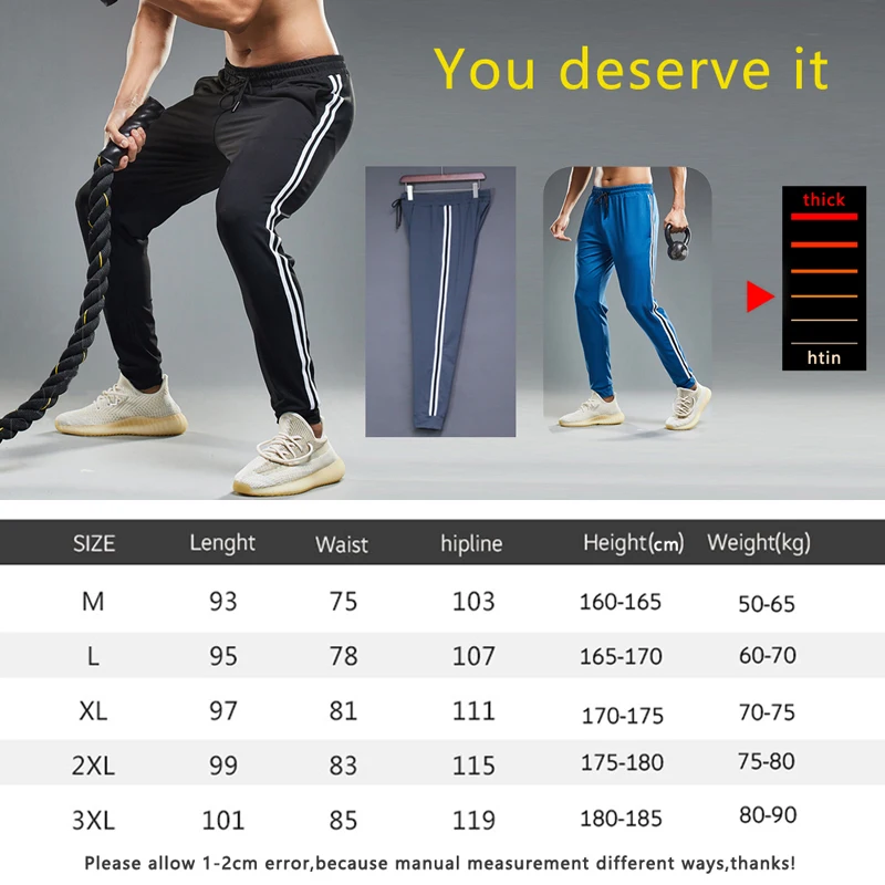 New Men\'s Sports Pants Gym Running Sweatpants Casual Green Fitness Jogging Trousers Outdoors Quick Dry Training Pants