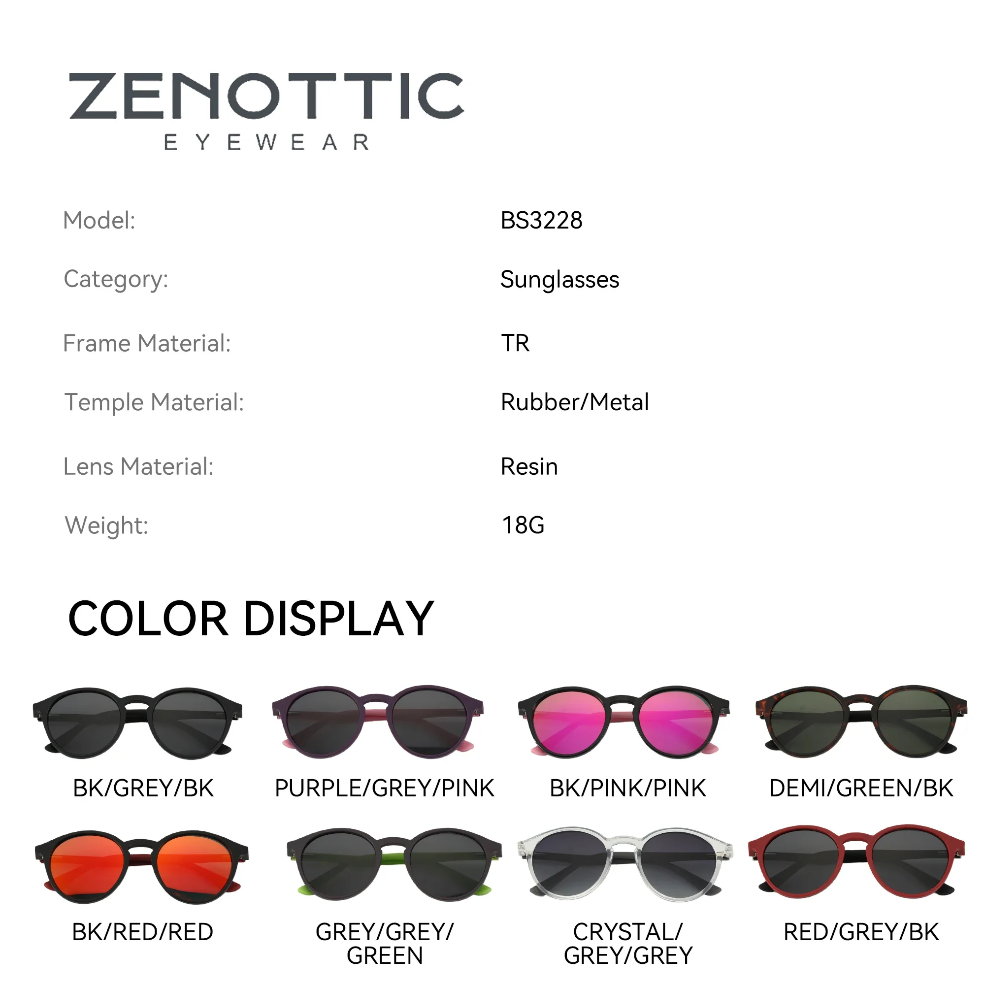 ZENOTTIC 2025 Fashion Polarized Sunglasses Men Women Vintage Round Frame Rubber legs Fashion Sun Glasses UV400 Goggles Shades