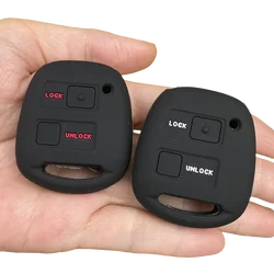 Silicone Car Key Cover set for TOYOTA CAMRY RAV4 Corolla PRADO YARIS Tarago for LEXUS remote rubber protector case shell holder