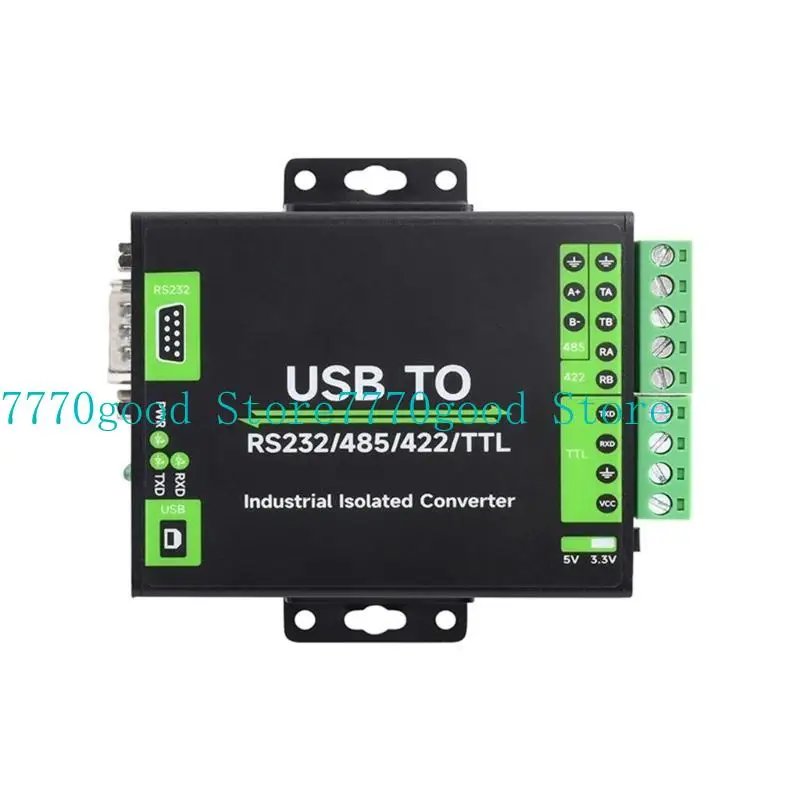 

652F USB to RS232/485/422/TTL Industrial Isolated Converter with Original FT232RL Inside Power Isolation Magnetical Isolation