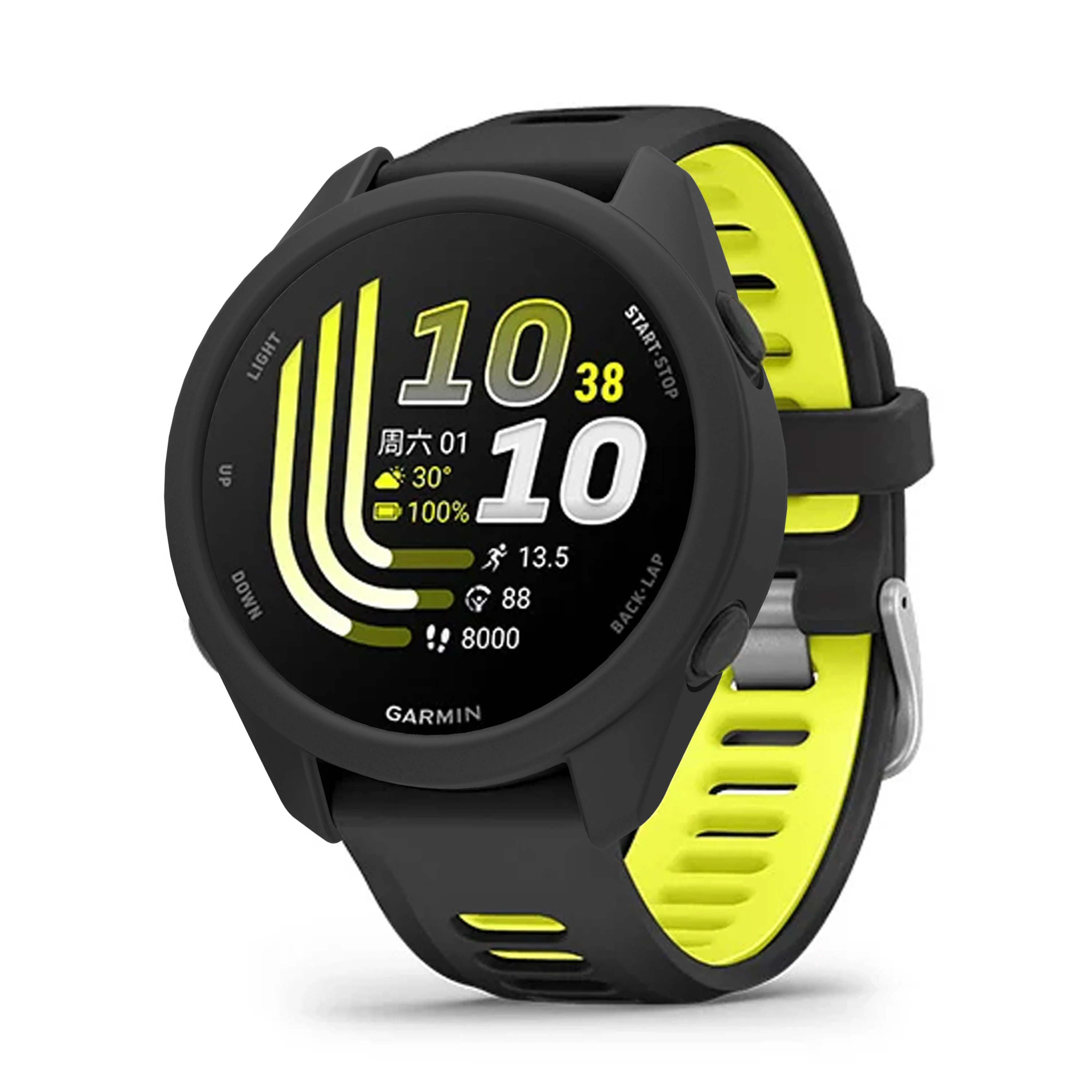 Silikon-Schutzhülle für Garmin Forerunner 70 170, Ersatzzubehör, Rahmenhüllen, Displayschutzhülle – Detail 10
