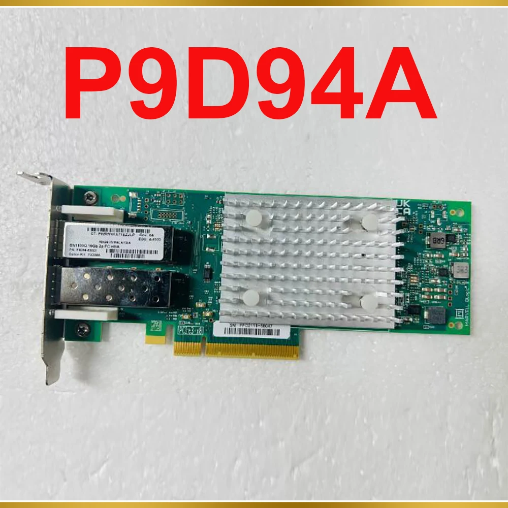 

Для HP 853011-001 SN1100Q QLE2692 Dual Port 16G 2P FC HBA Card P9D94A