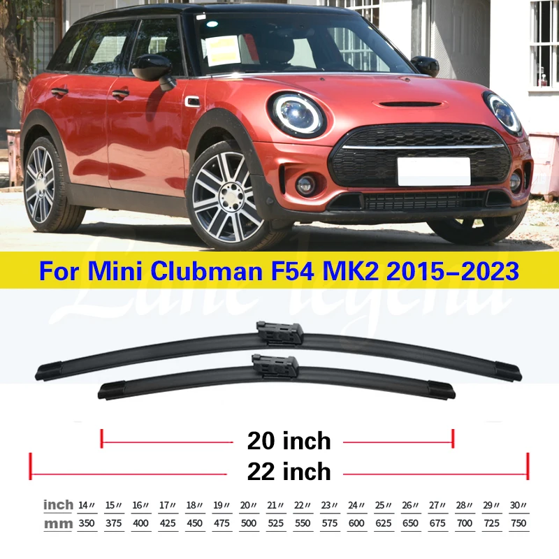 Car Wiper Blades For Mini Clubman F54 MK2 2015 - 2023 Windshield Windscreen Front Window Blades Car Accessories 2021 2022 22\