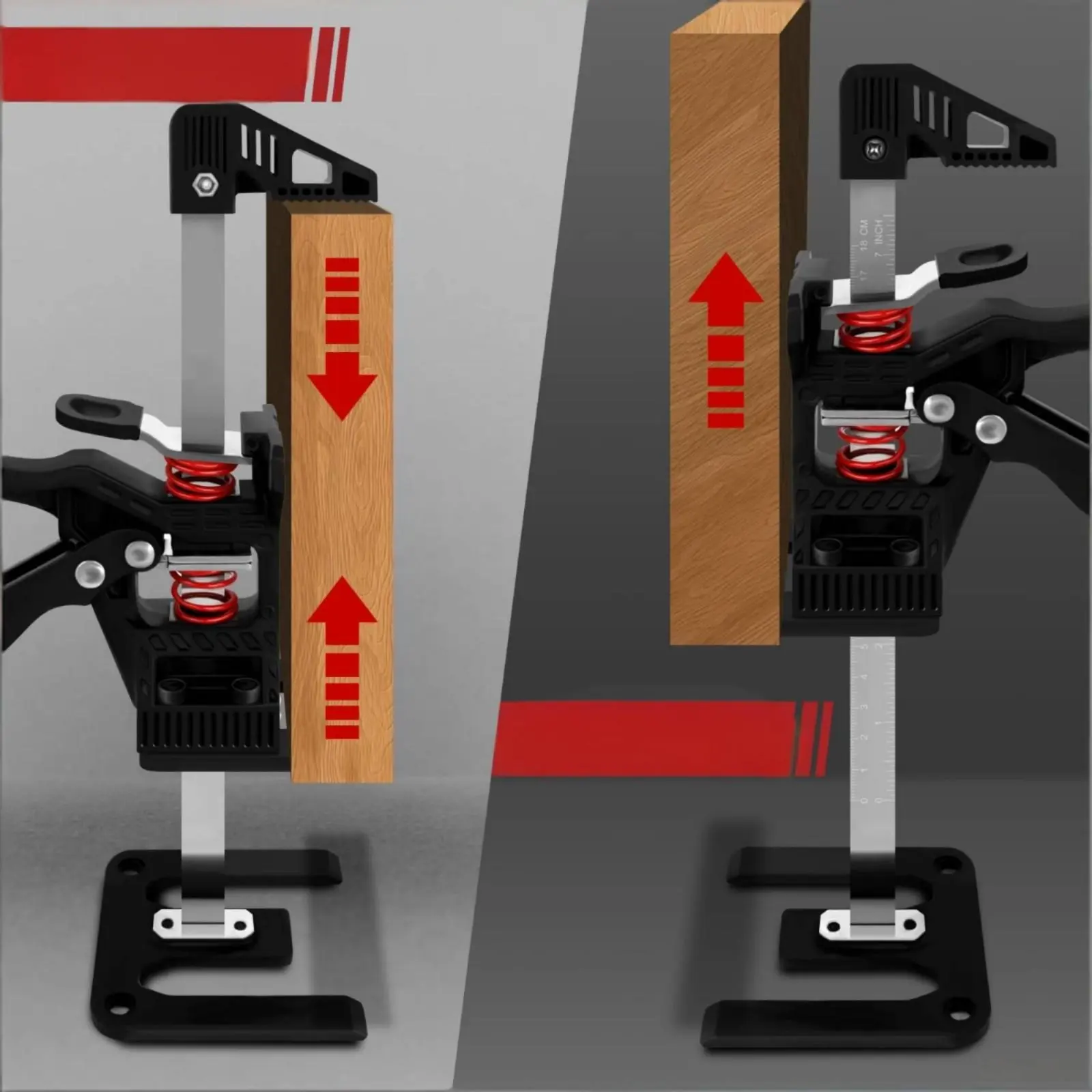 

Door Lift Adjustable Height Cabinet Lift Construction Tool Precise Positioning Easy to Carry for Installers