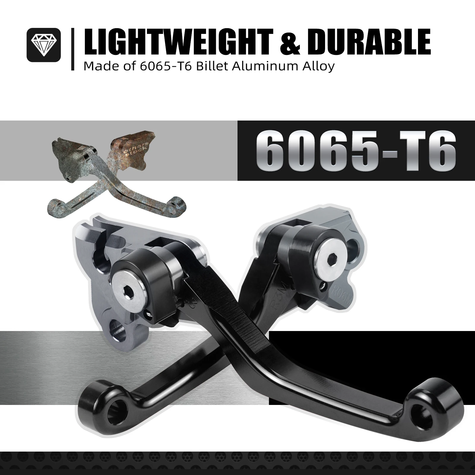 

NICECNC For Honda 2003-2009 2012-2016 CRF150F CRF230F CRF 150F 230F Motorcycle Pivot Brake Lever Clutch Lever Handle Aluminum