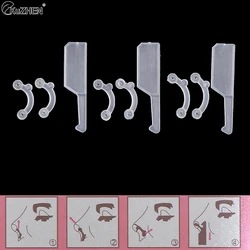 6pcs/set Beauty Nose Clip Corrector Massage Tool Nose Up Lifting Shaping Clip Clipper Shaper Bridge Straightening No Pain 3 Size