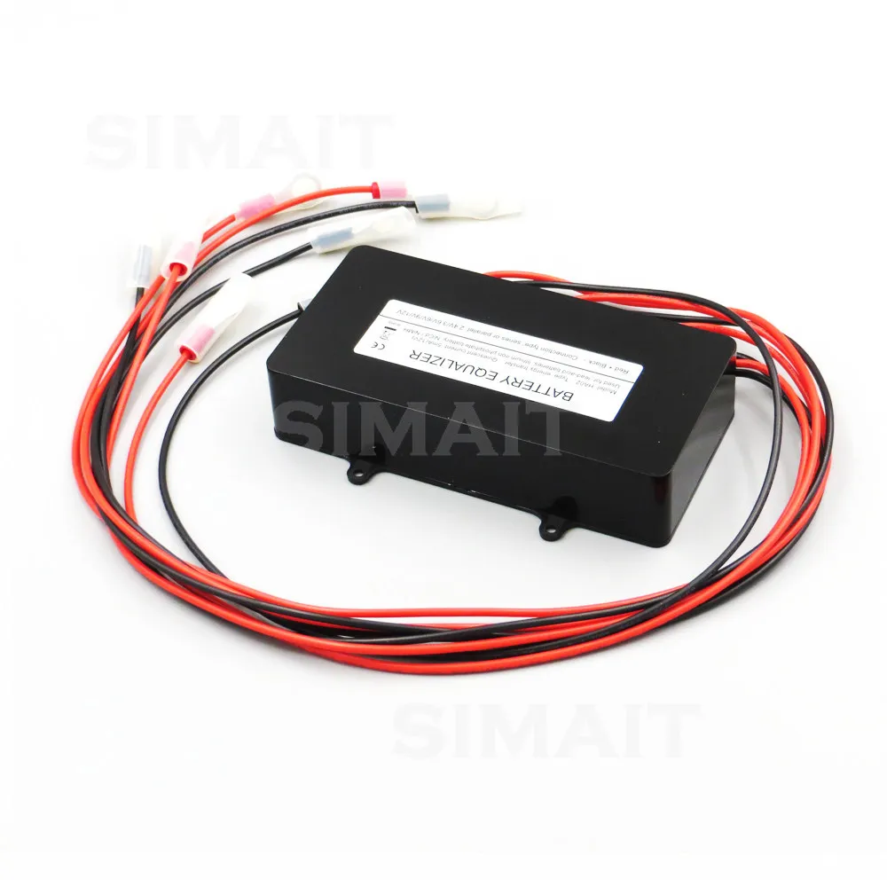 HA02 Battery Balancer Equalizer 48V 4 x 12V Battery,For Gel Flood AGM Lead Acid Lithium Battery,Easy Installation