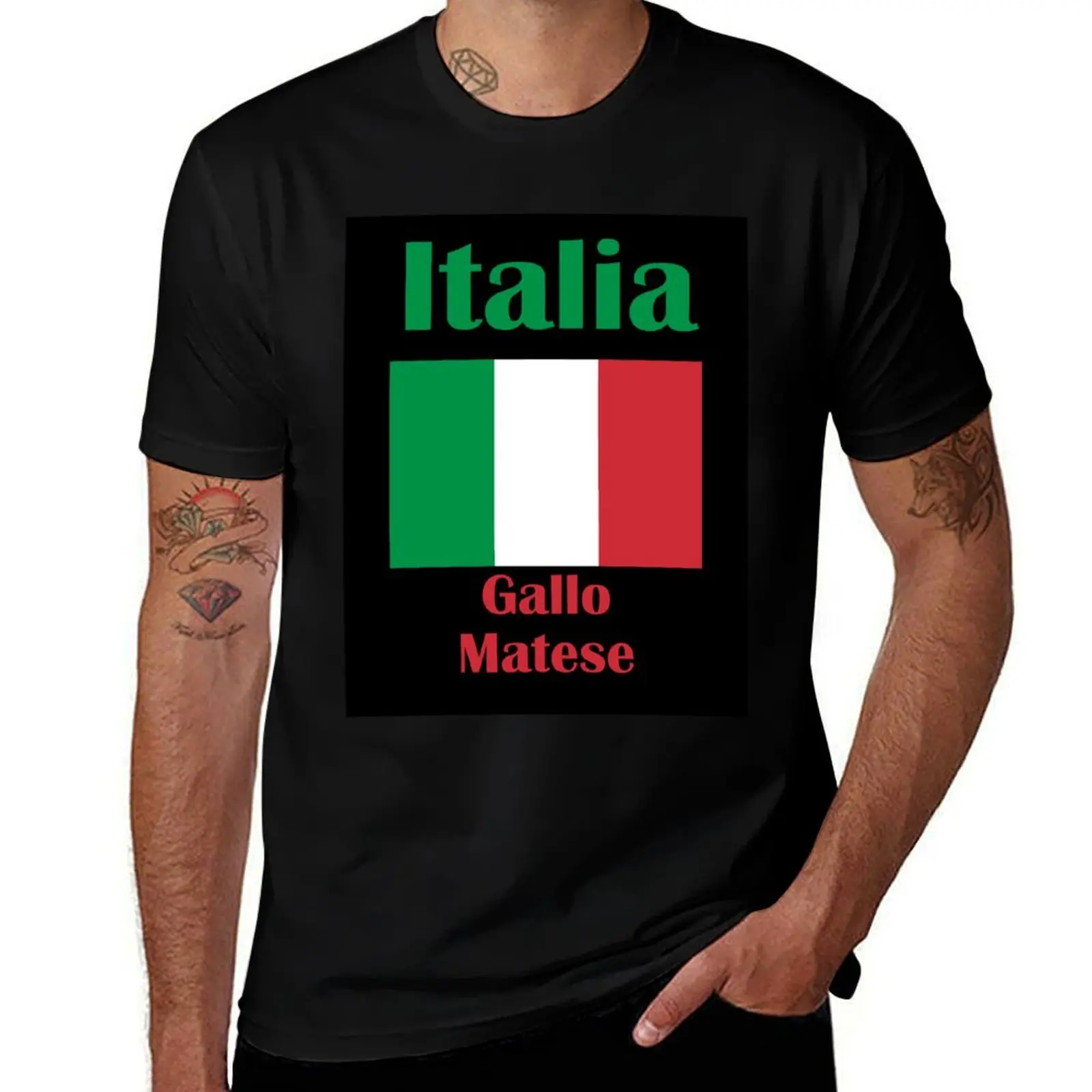 Gallo Matese Italy T-Shirt Large Size Loose Casual Tee T-Shirt