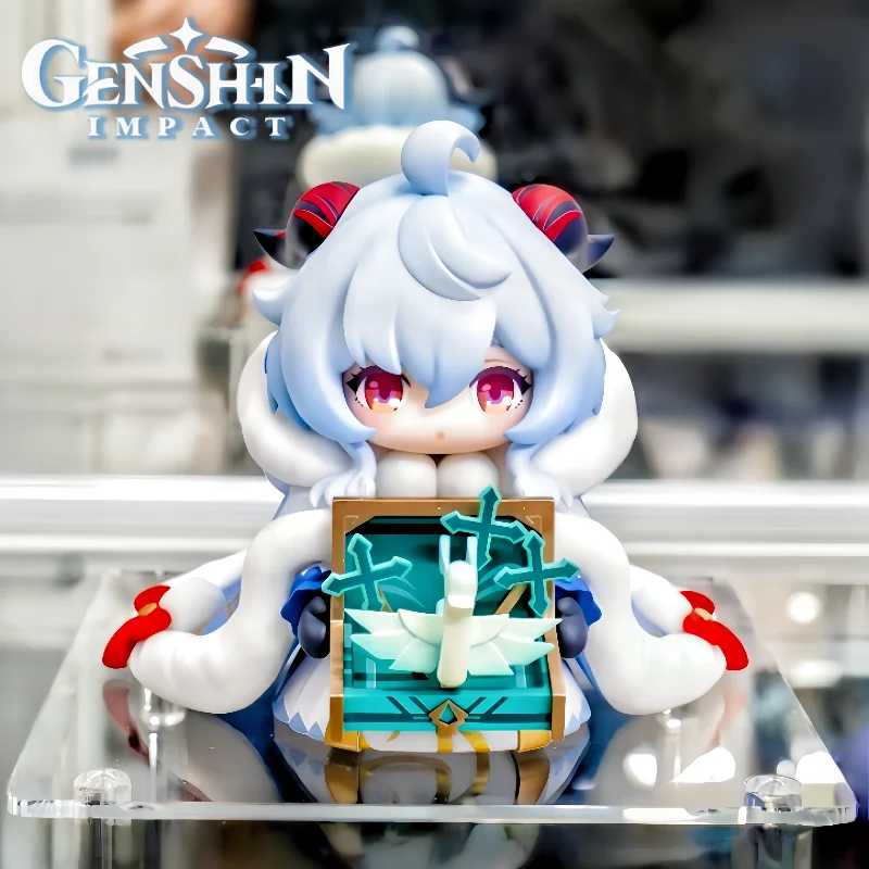 

Mihoyo Genshin Ganyu Childhood Mini Version Anime Figure Original Game Merch Collection Pvc Model Figurine Toys Birthday Gift