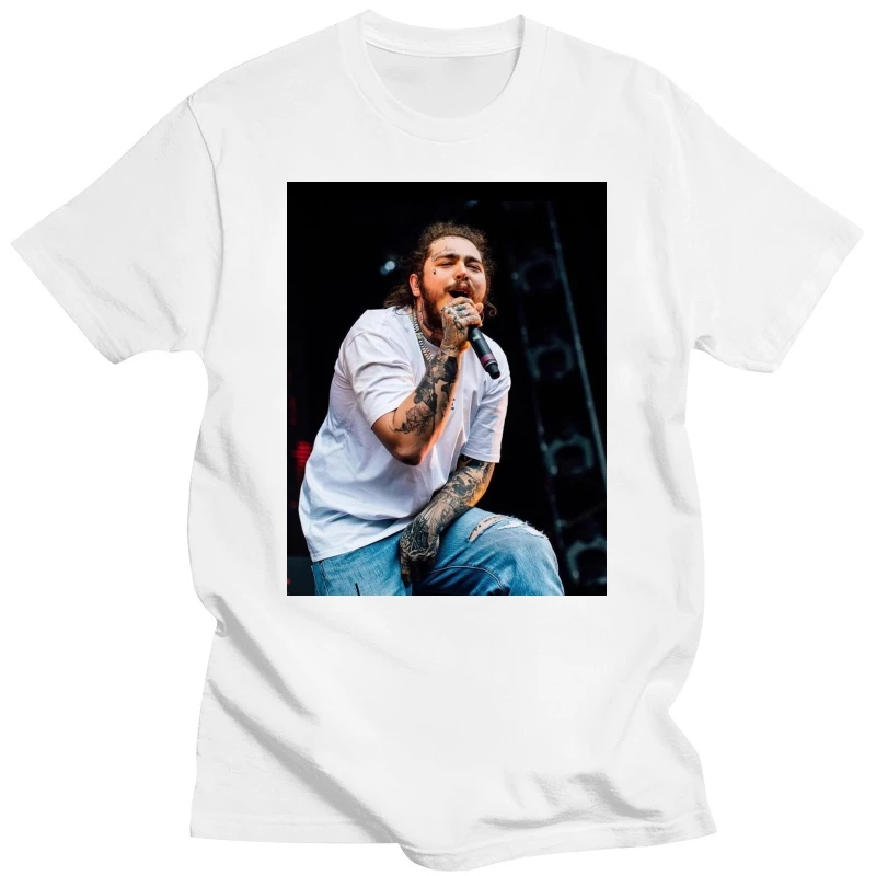 Personalized-Humor-Post-Malone T Shirt for Men Printed Summer Style Tees Male Harajuku Fitness Brand Clothing Top Tee T-shirt