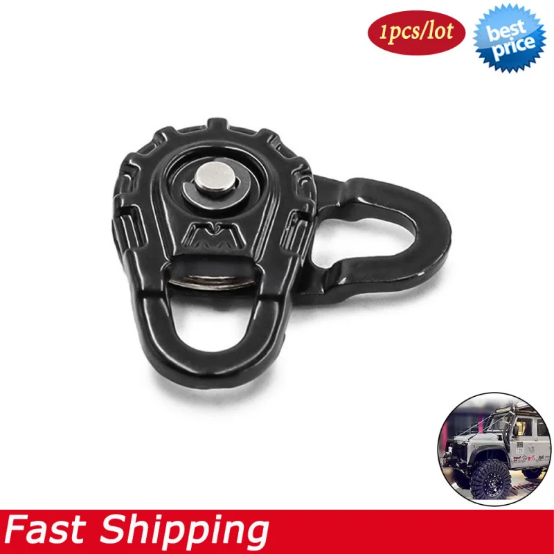 Metal Scale RC Crawler Winch Rescue Pulley Snatch Block for 1/10 Traxxas TRX-4 TRX-6 Axial SCX10 YK YK4082 YK4101 D90 D110