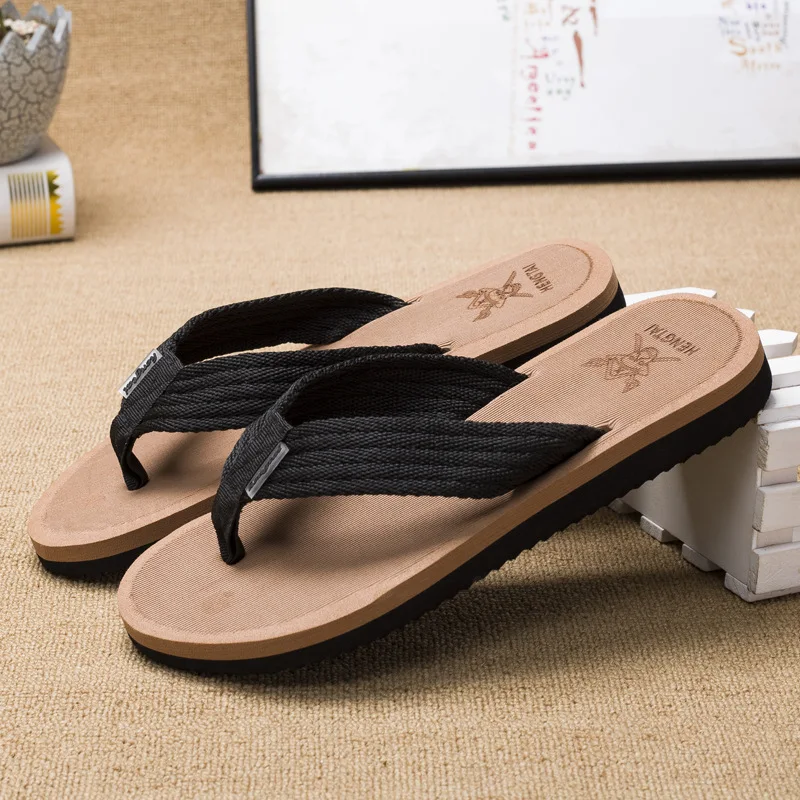 Men Summer Shoes Sandals Male Slipper Indoor Or Outdoor Flip Flops High Quality Comfy Beach Slippers Тапочки Free Fast Shipping