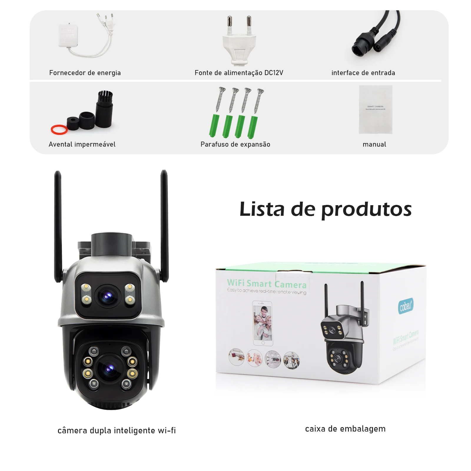 cameras vigilância wifi，icsee，4k，Chamada de Voz Bidirecional，HD 3MP,camera de segurança，monitor，wifi 360 inteligente，Bluetooth