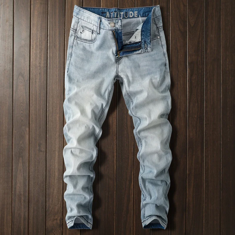 

Eans мужские летние эластичные удобные маленькие прямые трубки модные универсальные модные длинные брюки высокого класса