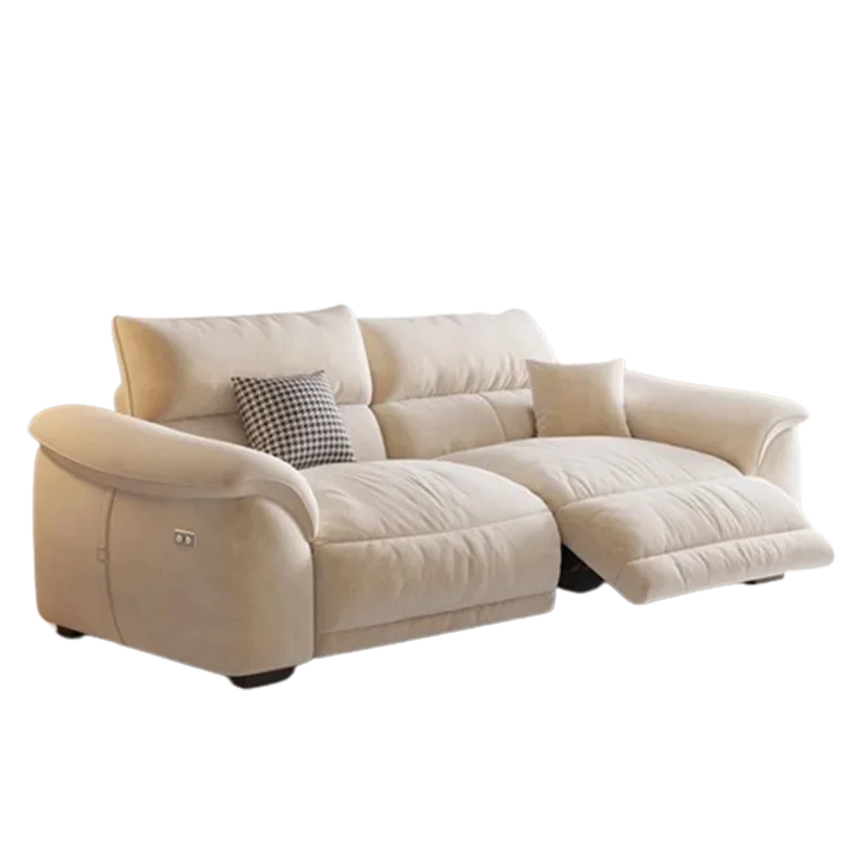 Back Support Living Room Sofas European Beige Recliner Salon Electric Sofa Lazy Luxury Modern Divani Per Soggiorno Furniture
