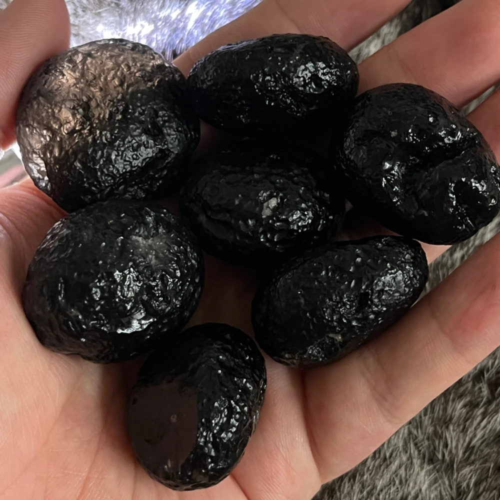 Glass meteorite Natural Rough  Black Meteorite Minera Specimen Crystal Reiki Healing Energy Gemstone Home Decor For Jewelry