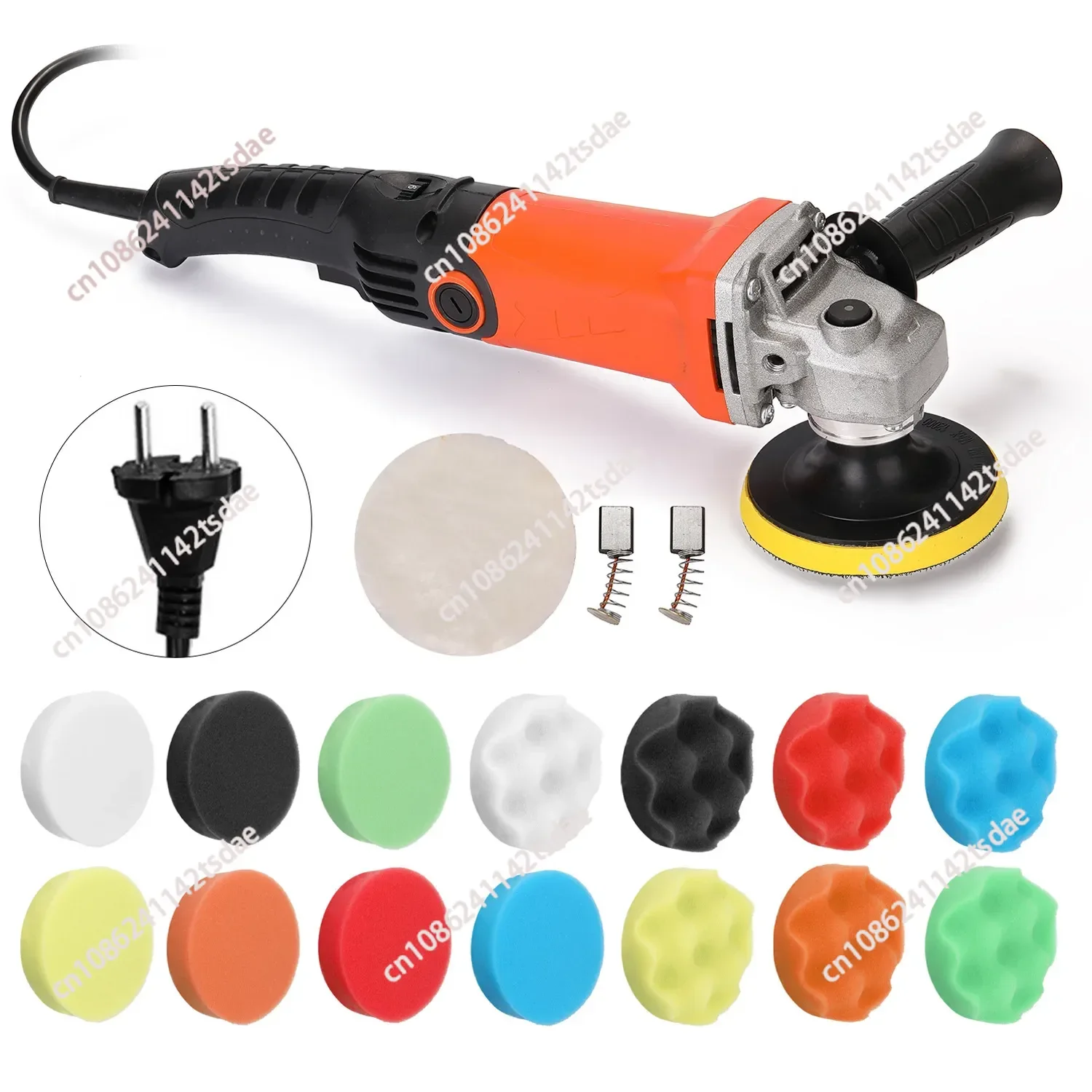 1200W 220V Adjustable Speed Car Electric Polisher Waxing Machine Automobile Furniture Polishing Tool Electric Polishing Machine