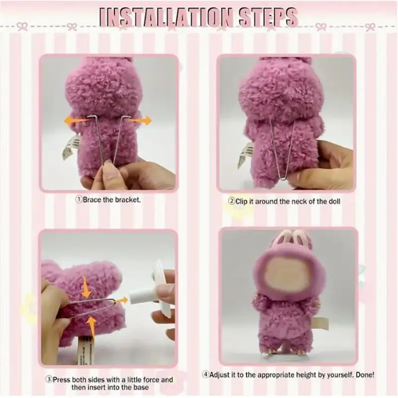 Support de marionnette factice réglable pour poupée, présentoir de magasin de jouets, accessoires pour maison de poupée, Support d'exposition de poupée