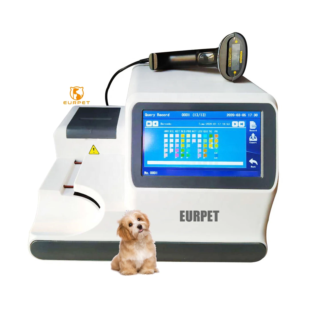 EUR PET  Lab Equipment Portable Handheld Veterinary Urine Analyzer Test Medical Machine Hospital Urine Analyzer