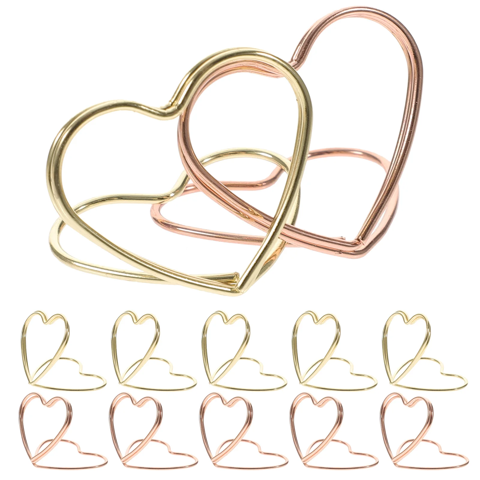 24 szt. spinaczy biurowych w kształcie serca, ozdobne, ze stopu, wielofunkcyjne spinacze do dokumentów, do biura, szkoły, domu, praktyczne spinacze.