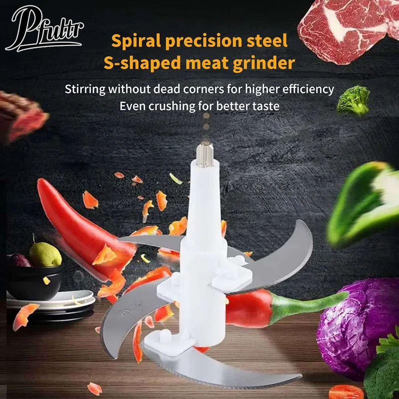 Electric Meat Grinder Blade Food Crusher Processor Replacement Spare Parts For 2L/3L/4L Meat Grinder Accessories Kitchen Tools