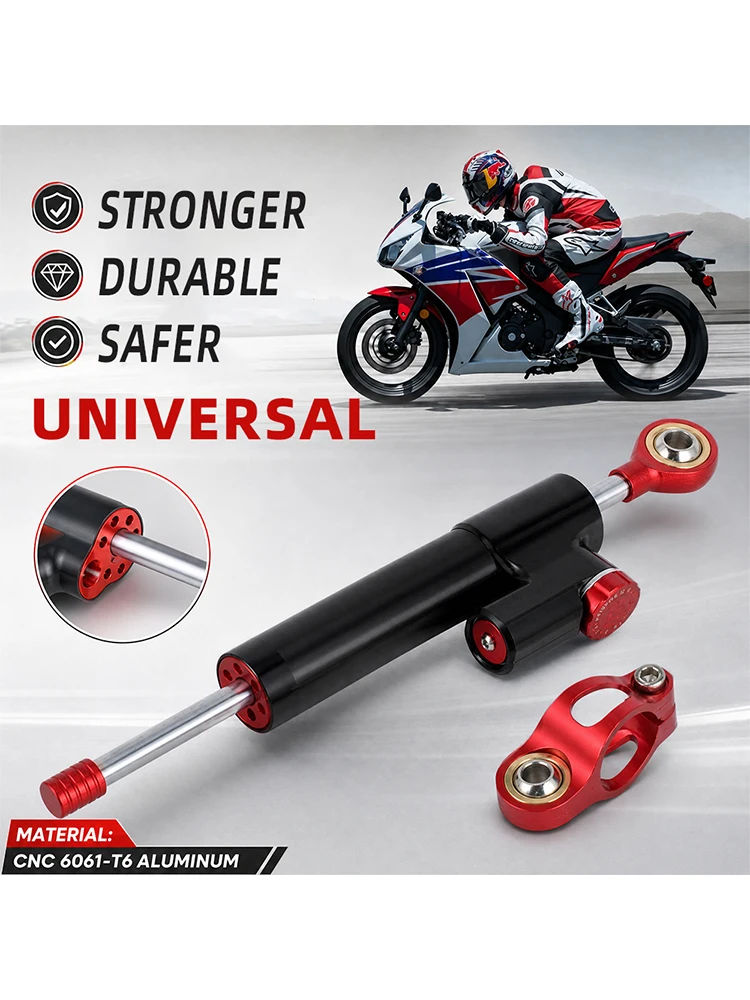 AliExpress NONE Motorcycles Accessories CNC Adjustable Damper Steering Stabiliz Universal For KTM HONDA  Scooters Dirt Pit Bike Parts Durable