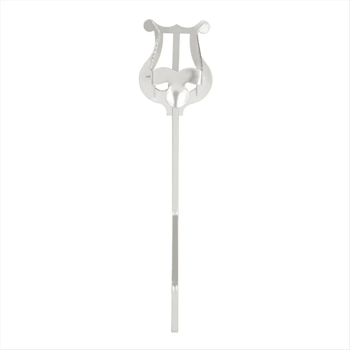 [Back to School] Saxophone Music Clip Alto Saxophone Marching Music Clip Portable Music Clip (Long) Silver