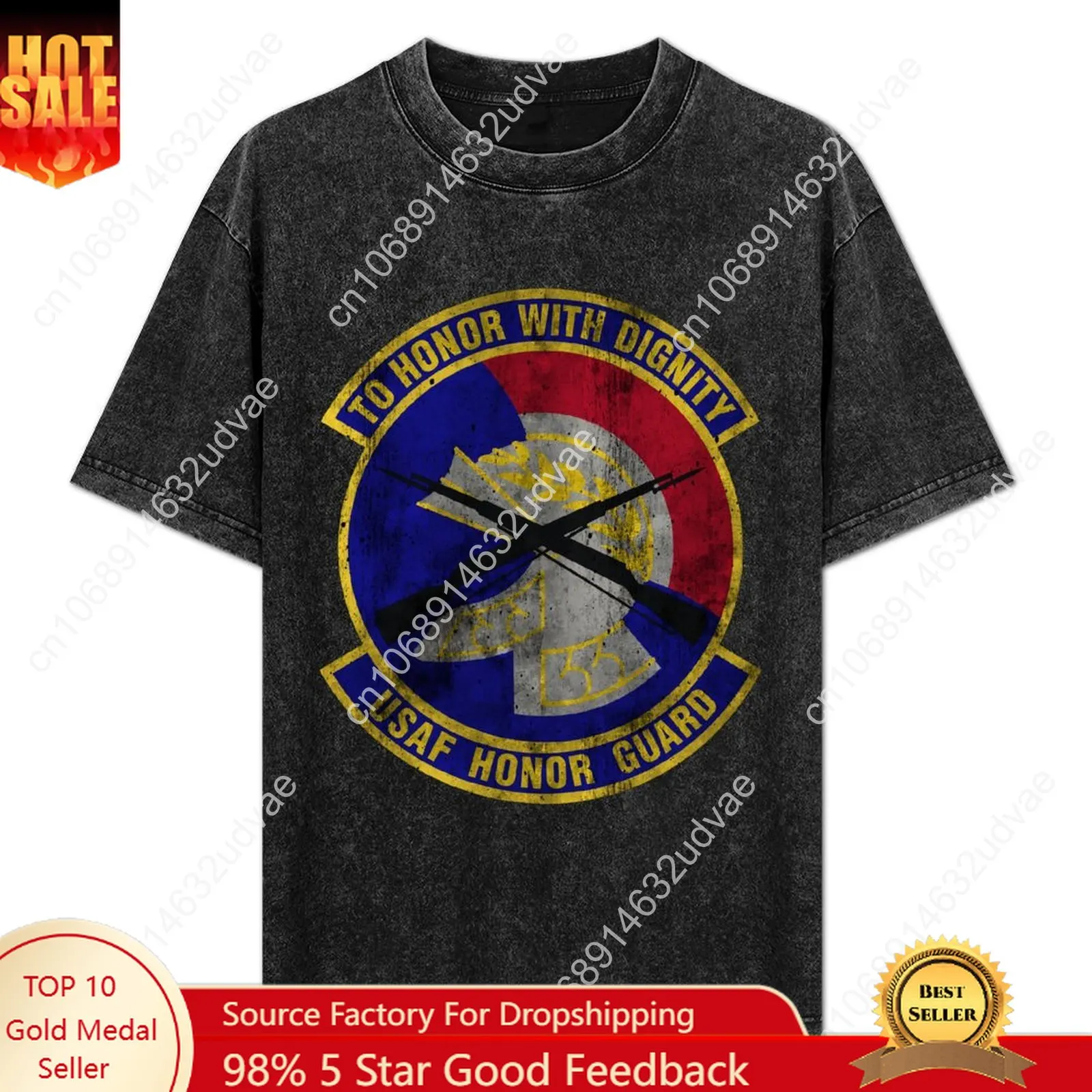 

Honor Guard Retro T shirts mans womans Vintage Tshirt cotton Short sleeve T-shirt soft TEE Custom tops Unisex clothes tshirt