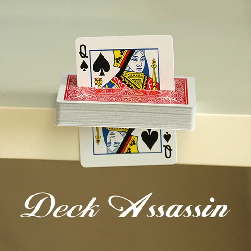 

Deck Assassin Magic Tricks Signed Card Pass Through Deck Magia Magician Close Up Street Illusions Gimmicks Mentalism Props Bar