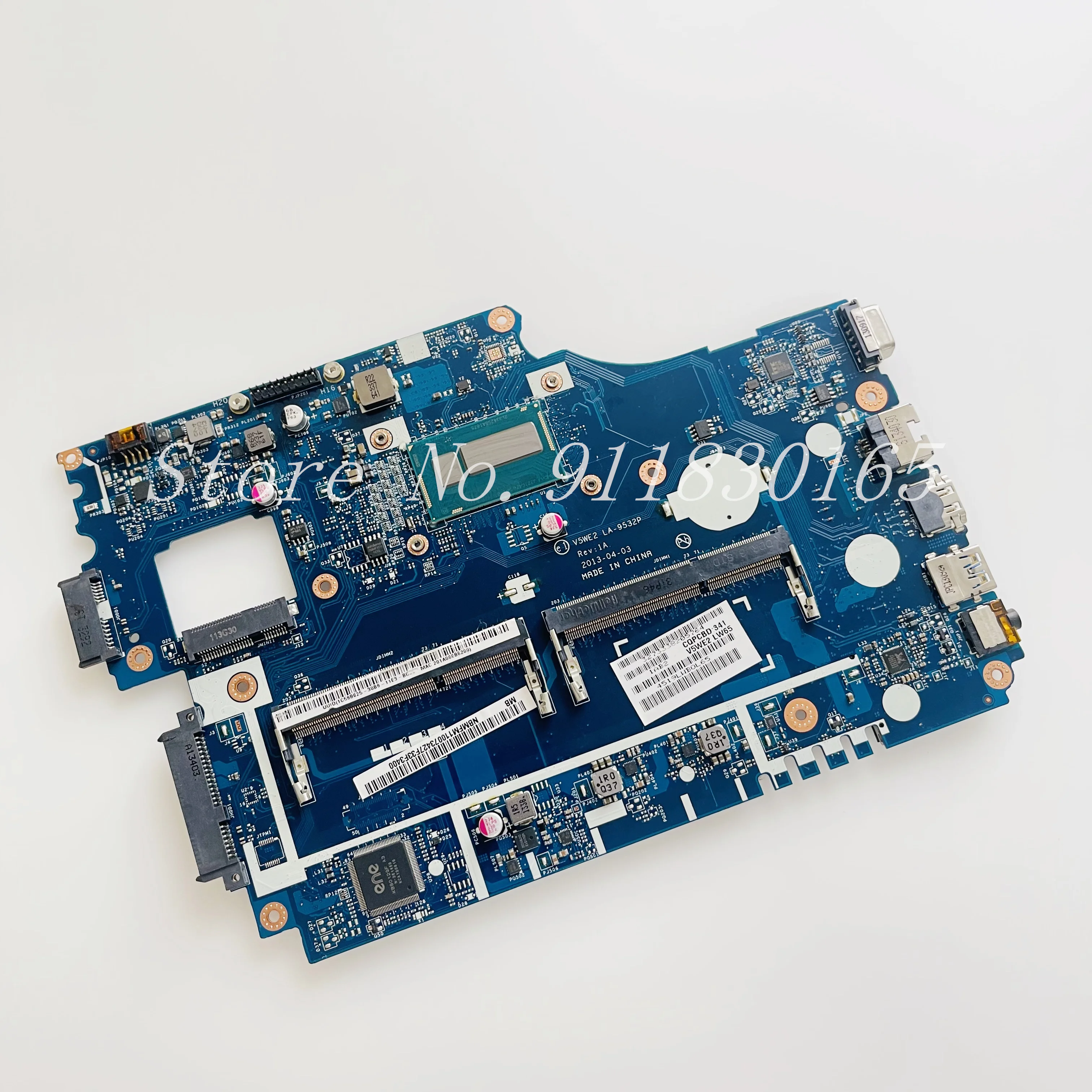 Imagem -05 - Placa-mãe Portátil para Acer Aspire V5we2 La-9532p E1532 E1-532p E1-572 V5-561 Core i3 i5 i7 Cpu Ddr3l Nbmfm11008 Mainboard