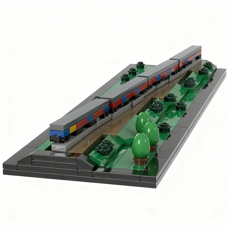

273pcs MOC Micro Class 455 Train Model Building Blocks Construction Toy Christmas Gifts DIY Creative Idea Education Birthday
