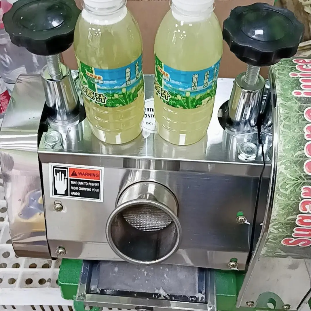 Maquinaria industrial de uso doméstico, Manual, móvil, extracción de jugo de caña de azúcar, exprimidor de caña de azúcar, molino