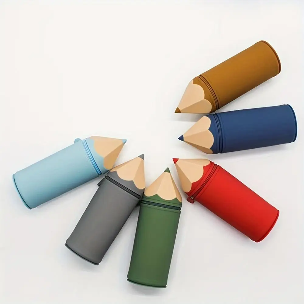 

Держатель для ручек в форме карандаша, креативное водонепроницаемое ведро для хранения, большая вместительная коробка для хранения канцелярских принадлежностей, ящик для хранения канцелярских принадлежностей для студентов