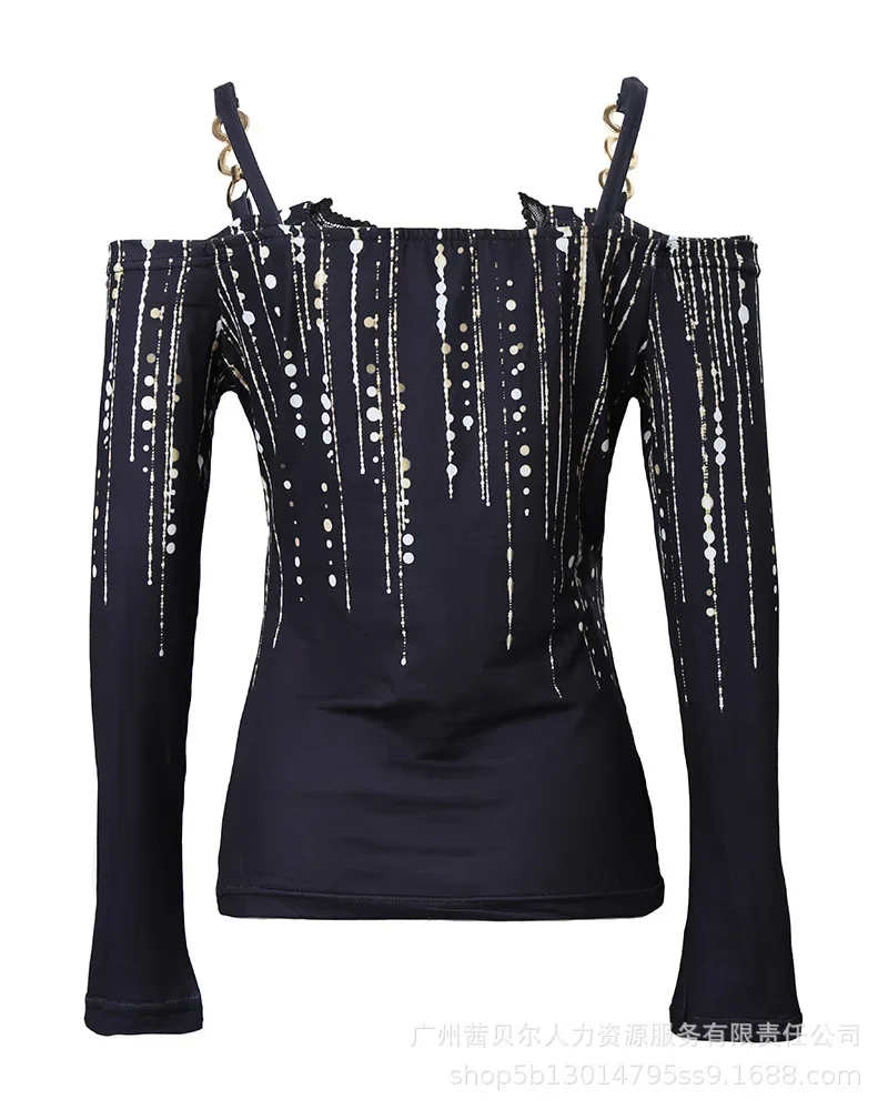 Womens TShirts New Off Shoulder V Neck Lace Bottom Shirt for Women