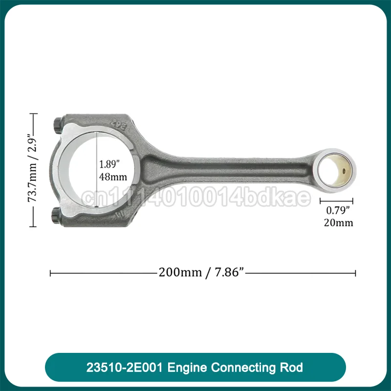 23510-2E001 235102E001 23510-2E410 23510-2E400 Engine Connecting Rod G4NC G4NA 2.0L 11-19 Engine Vehicle System Auto Accessory