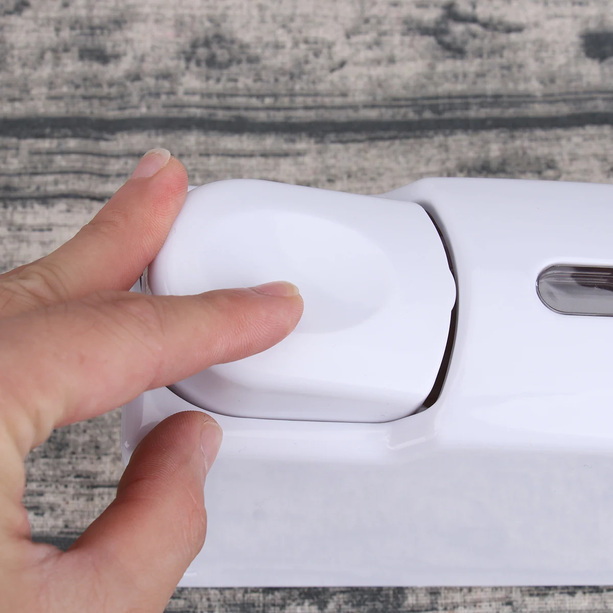 ขวดใส่สบู่โฟมขนาด 600 มล. ปั๊มสบู่เหลวแบบแมนนวลสำหรับห้องน้ำห้องครัวอ่างล้างจานติดผนังพลาสติก ABS