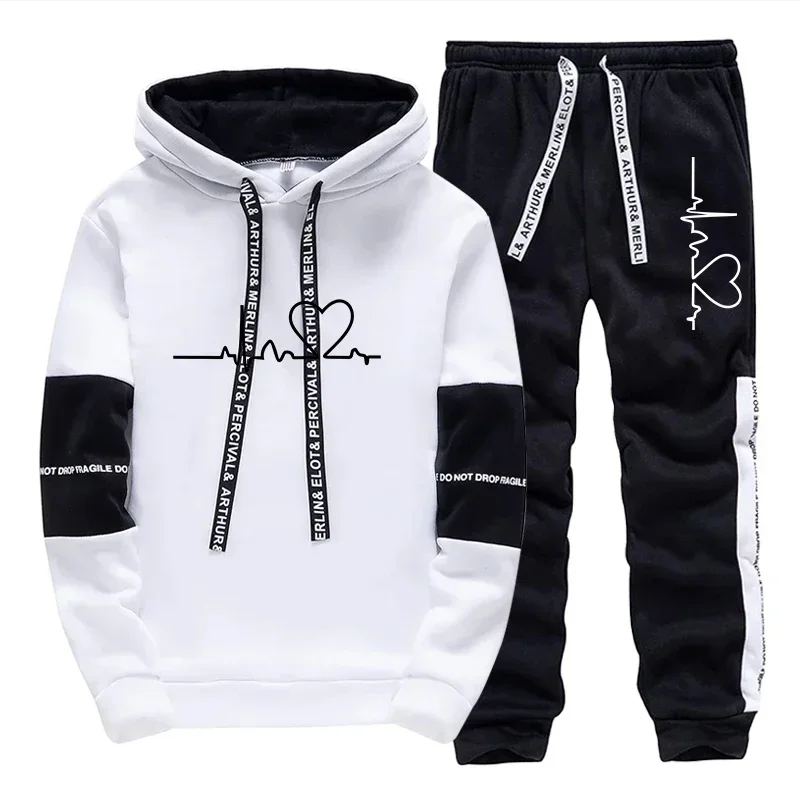 2026 Autumn Winter Hoodie Sets Women Tracksuit Casual Hoodies Sweatshirt Piece Set Women Pullover Hoodie Fashion Streetwears