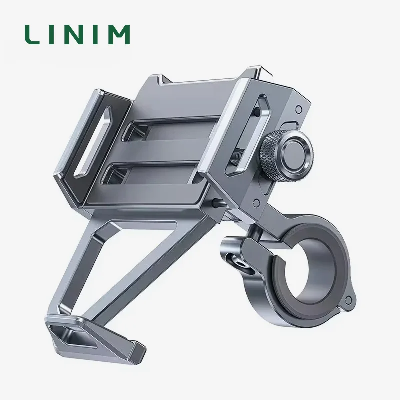 

LINIM Z05 MTB/Electric Scooter Metal Phone Stand Bicycle Anti-slip Phone Support Aluminum Alloy Holder for 4.7-7.9inch Phone