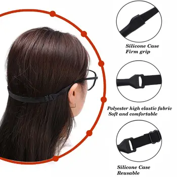 1/5件眼鏡鏈,適用於兒童成人太陽眼鏡帶,兒童眼鏡安全帶,眼鏡繩固定器,運動眼鏡繩 8 最佳銷售 眼鏡運動錶帶 - №1