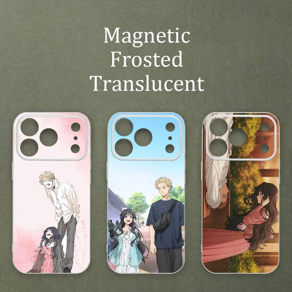 

F-Fragrant F-Flower B-Blooms Dignity Matte Frosted Semi-transparent Magnetic TPU Case For iPhone 17 11 13 14 15 16 12 Pro Max